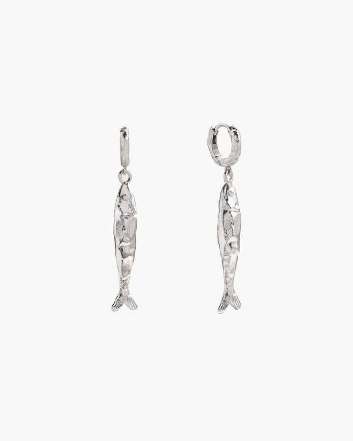 Gold Anchovy Earrings
