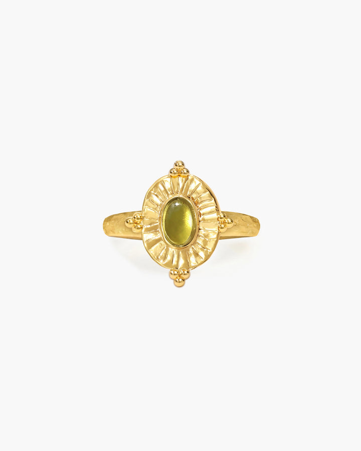 Olive Talisman Ring