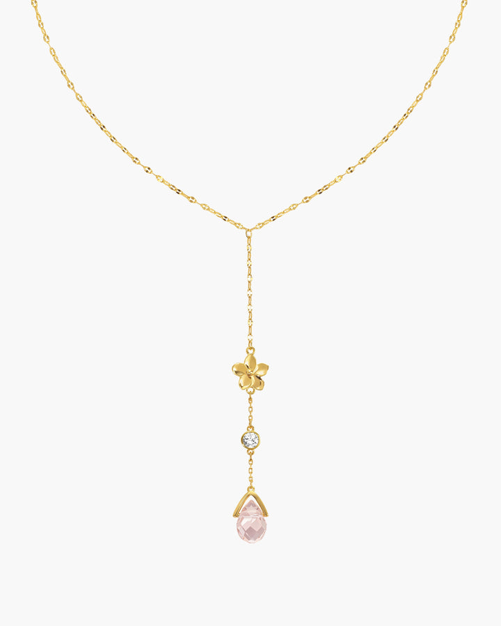 Petal Lariat Necklace