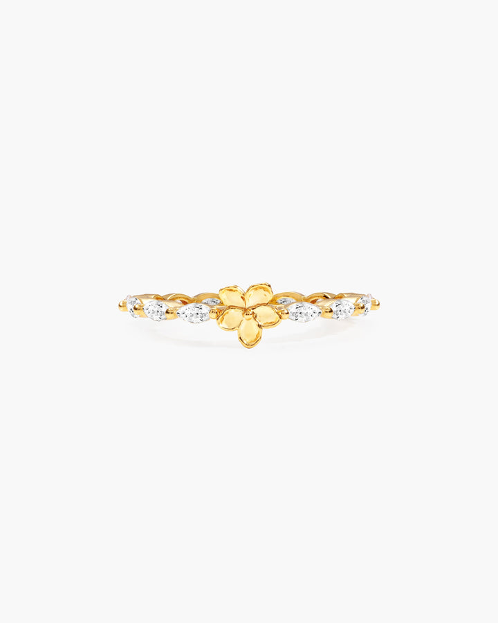 Elise Flora Marquise Ring