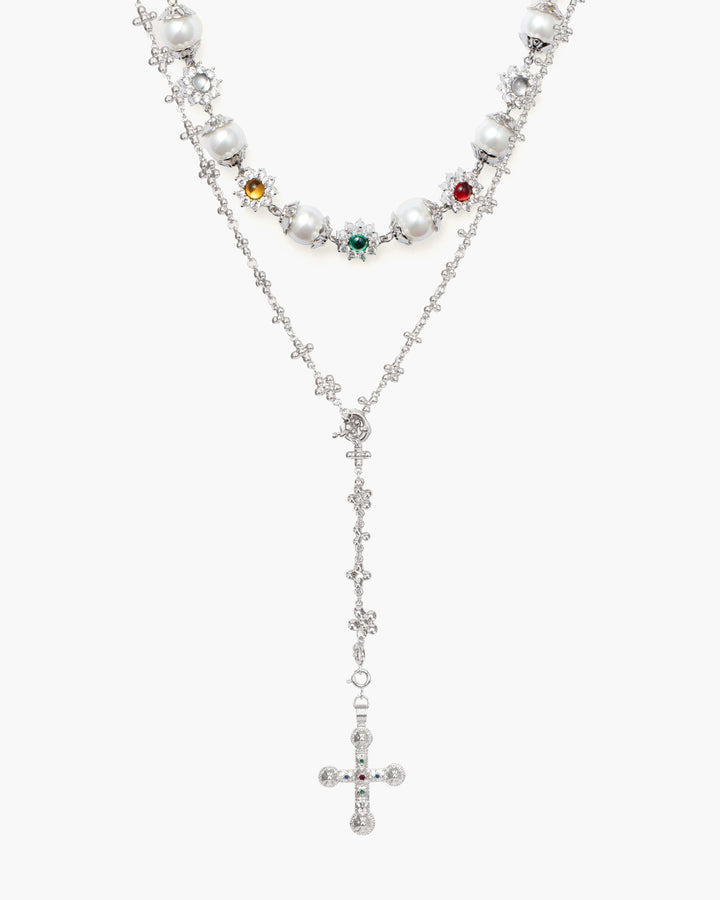 Daisy Pearl Necklace