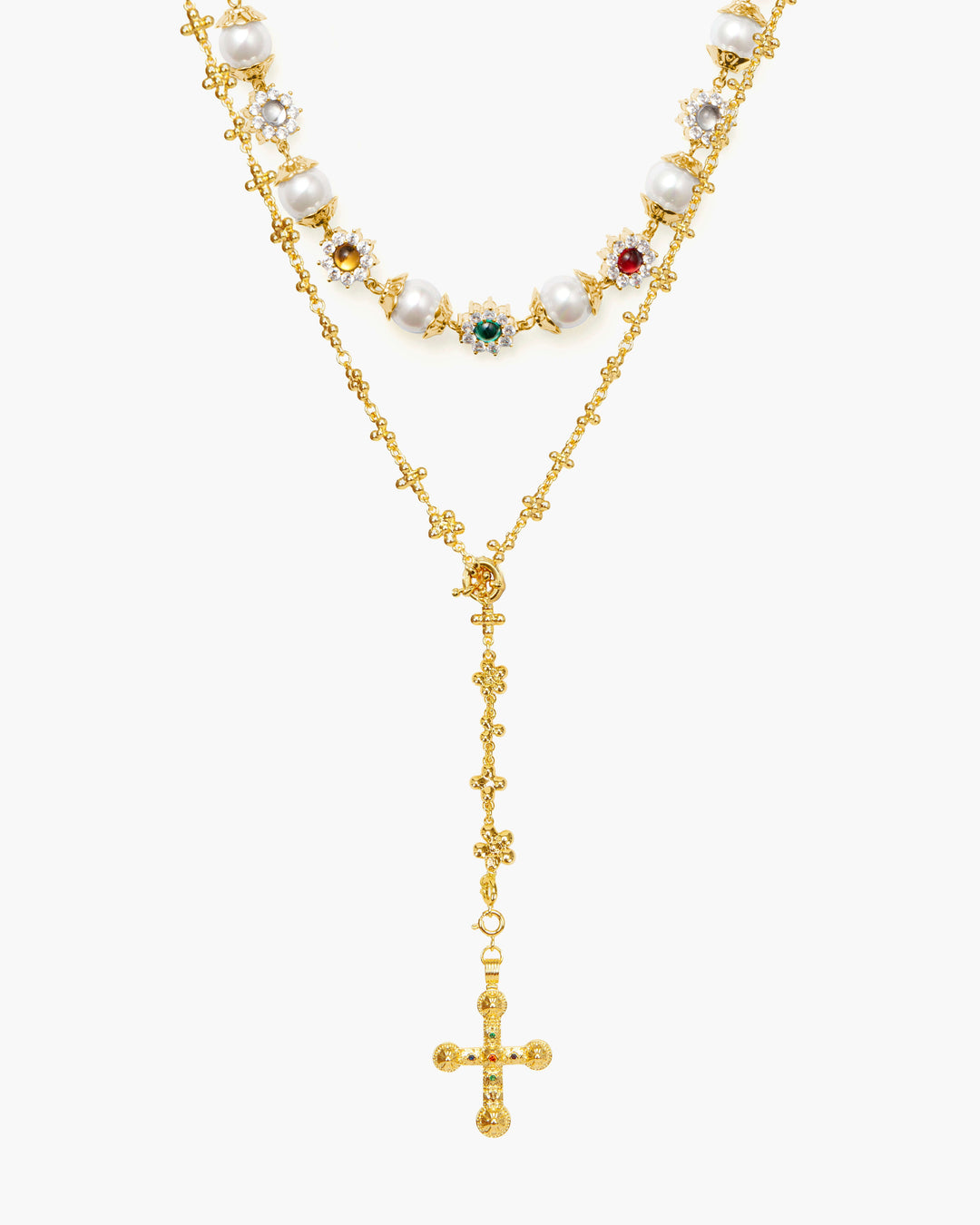 Daisy Pearl Necklace