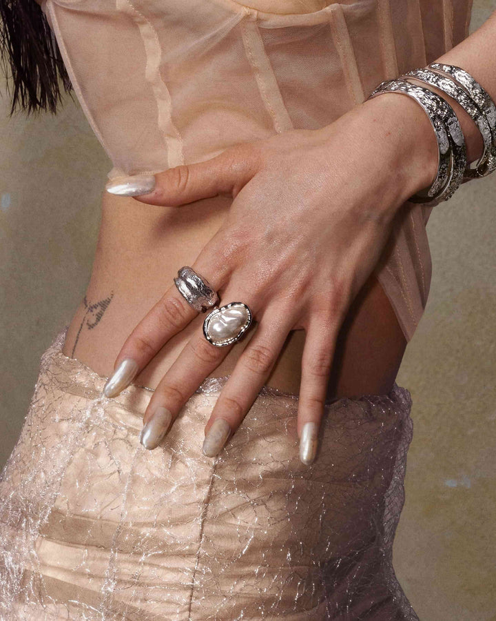 Wonder Pearl Ring in Silver