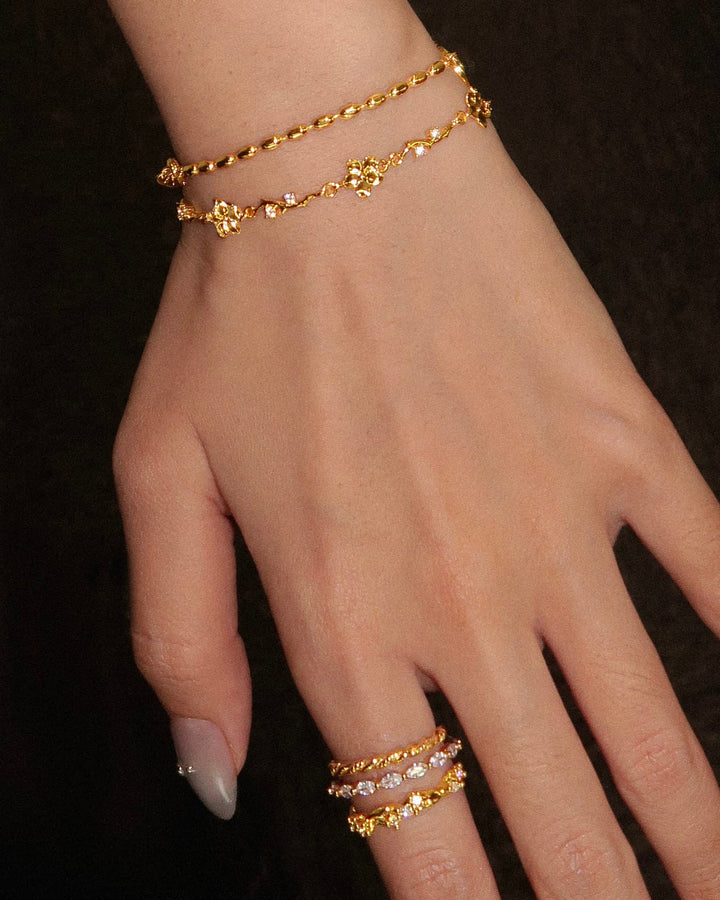 Ivy Floral Bracelet