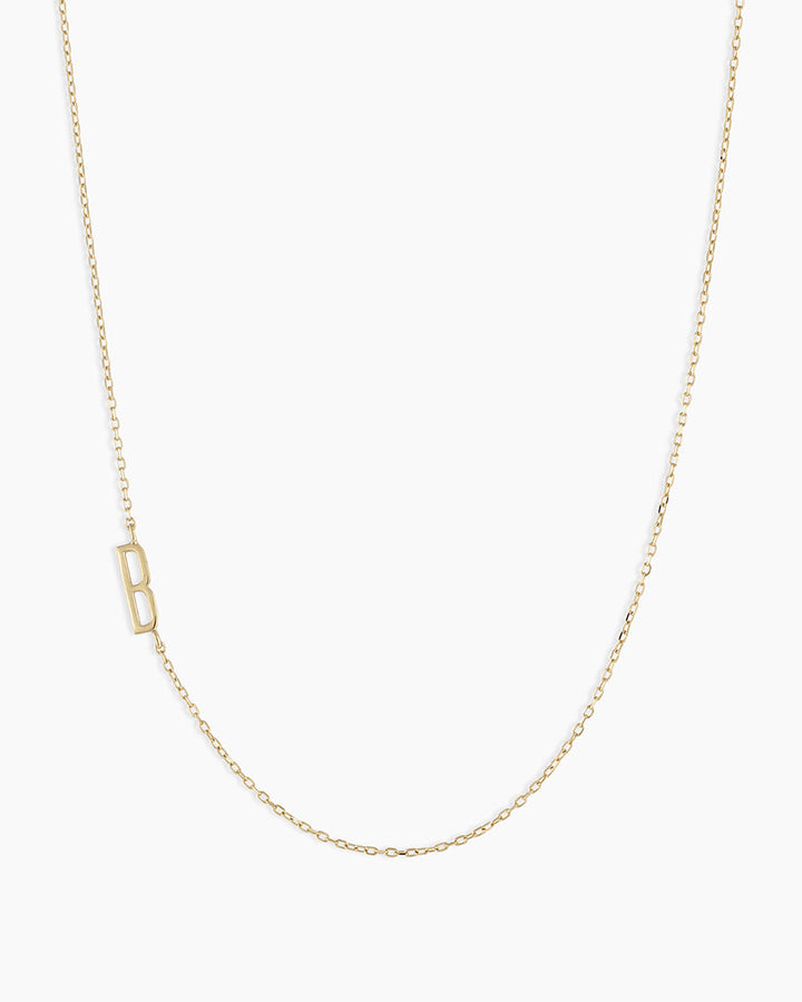14K Gold Alphabet Necklace