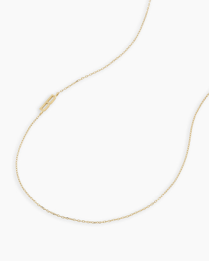 14K Gold Alphabet Necklace
