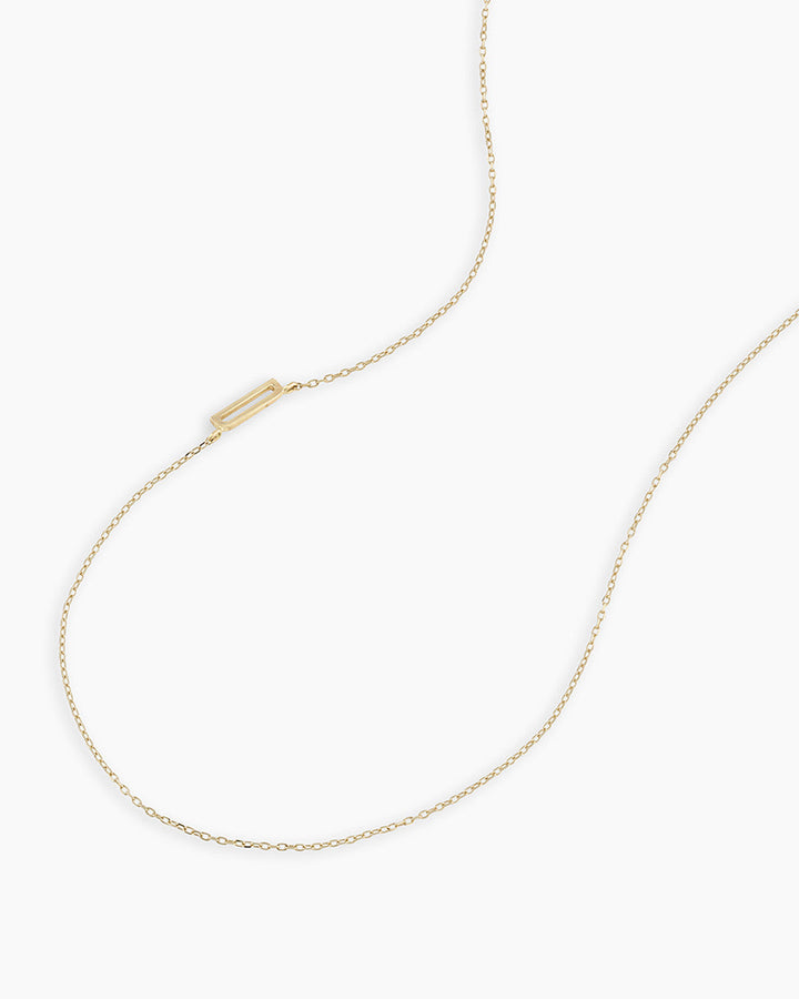 14K Gold Alphabet Necklace
