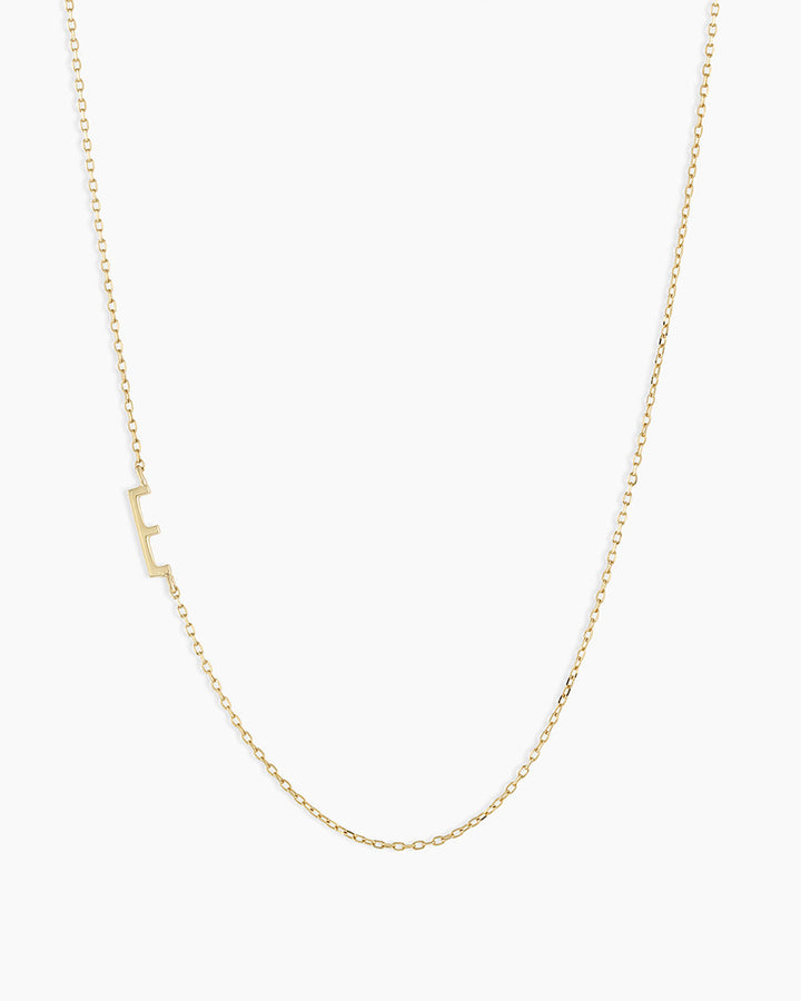 14K Gold Alphabet Necklace