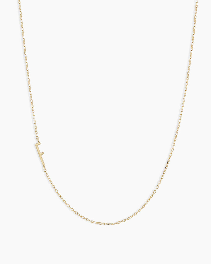 14K Gold Alphabet Necklace