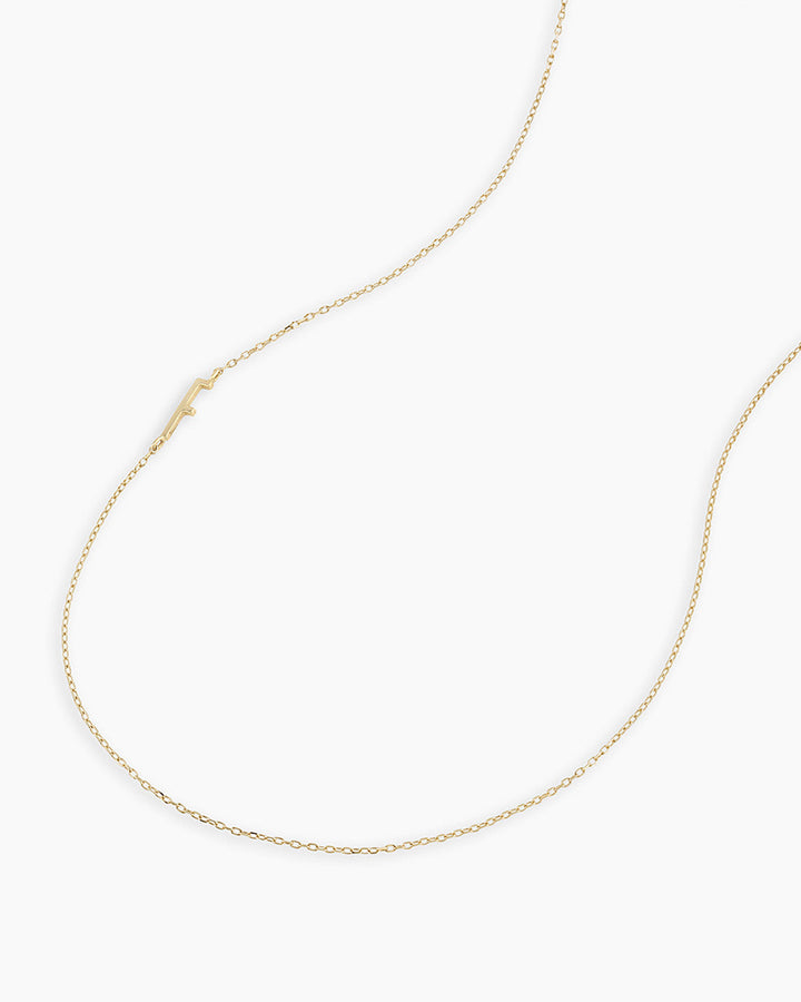 14K Gold Alphabet Necklace