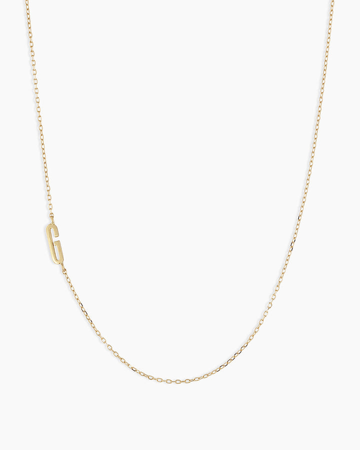 14K Gold Alphabet Necklace