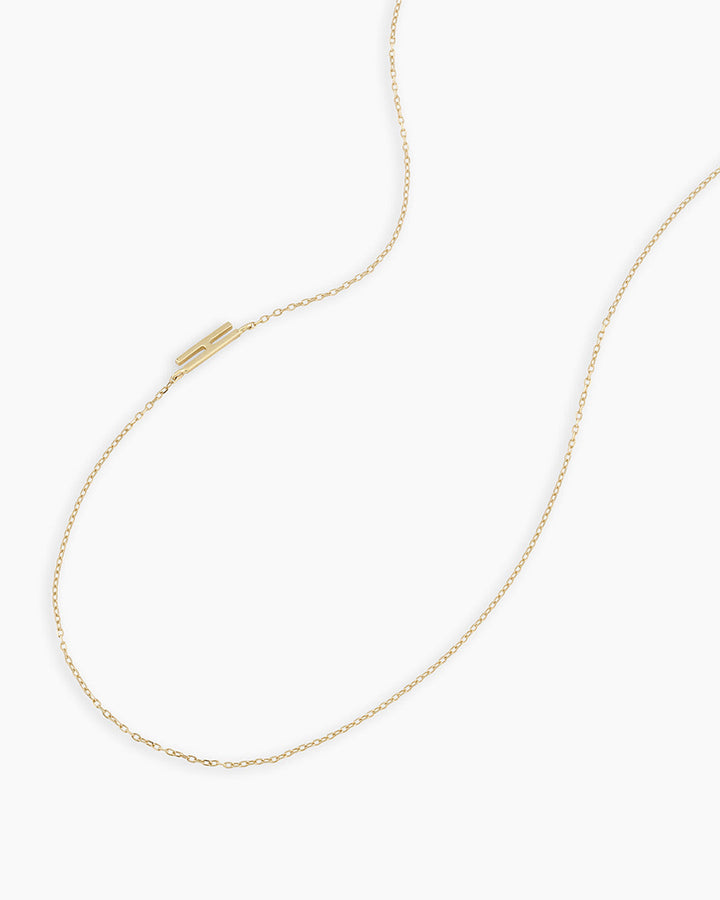 14K Gold Alphabet Necklace