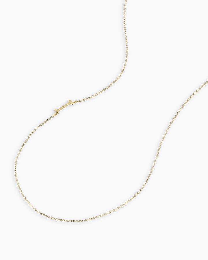 14K Gold Alphabet Necklace