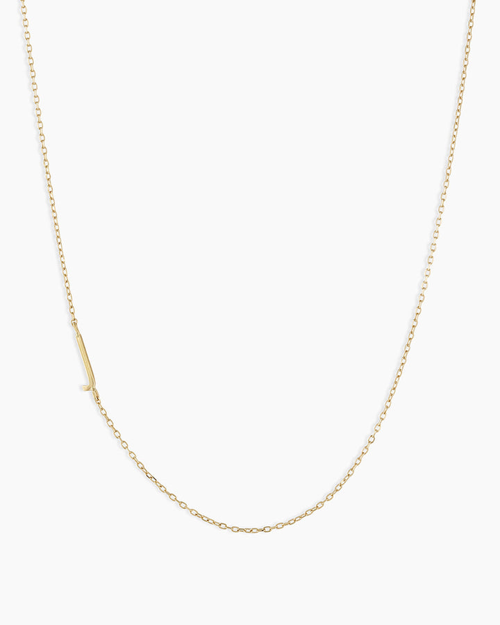 14K Gold Alphabet Necklace