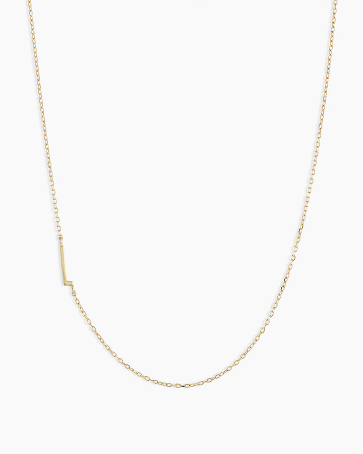 14K Gold Alphabet Necklace