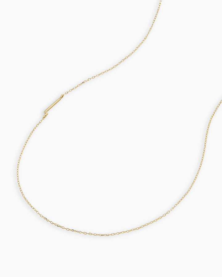 14K Gold Alphabet Necklace