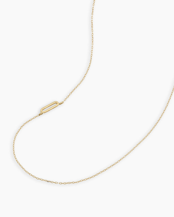 14K Gold Alphabet Necklace