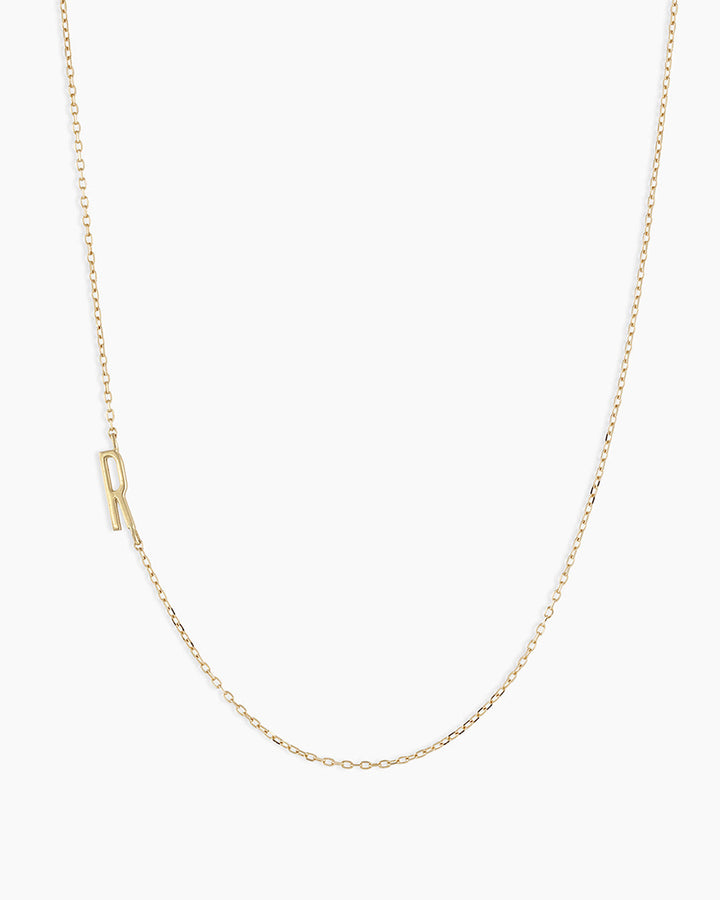 14K Gold Alphabet Necklace