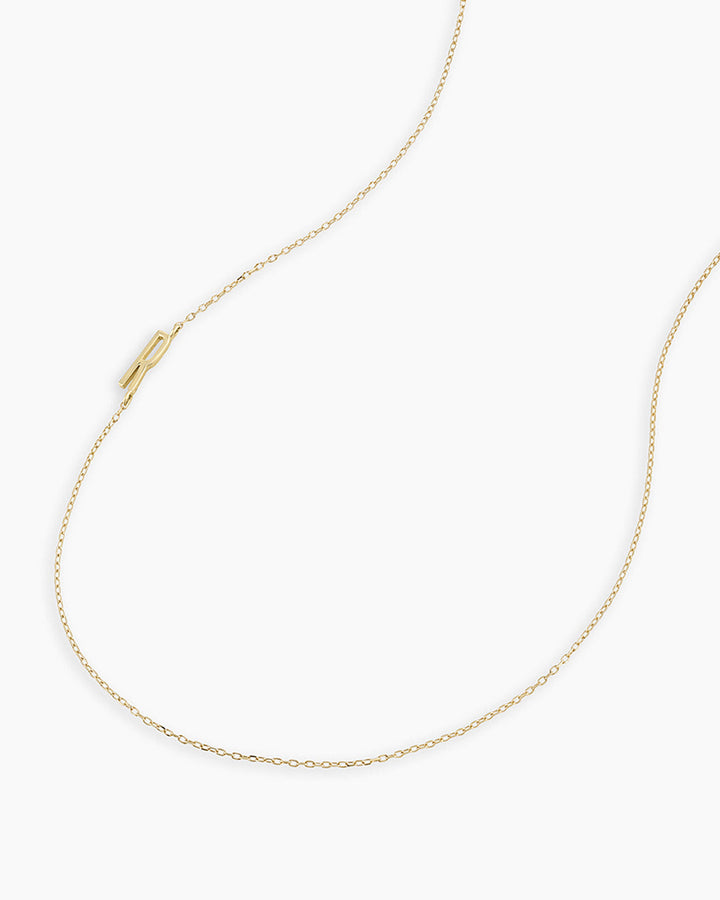 14K Gold Alphabet Necklace