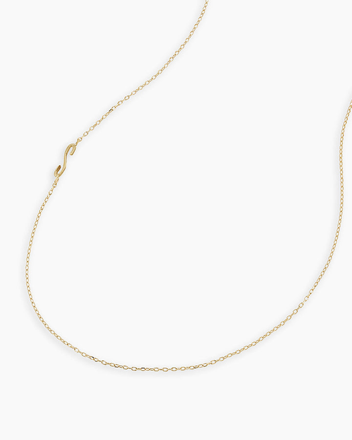 14K Gold Alphabet Necklace