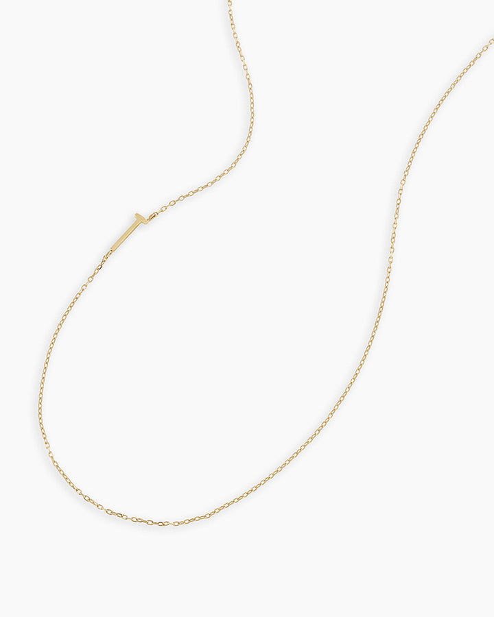 14K Gold Alphabet Necklace