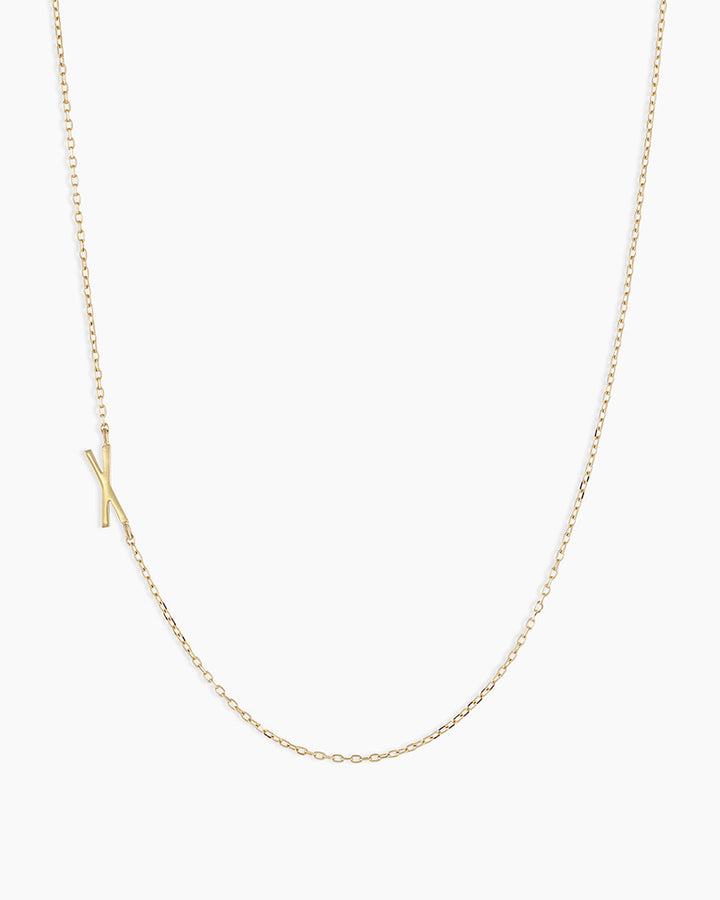 14K Gold Alphabet Necklace