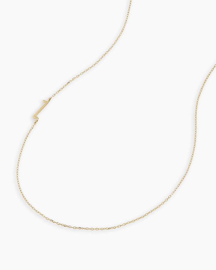 14K Gold Alphabet Necklace
