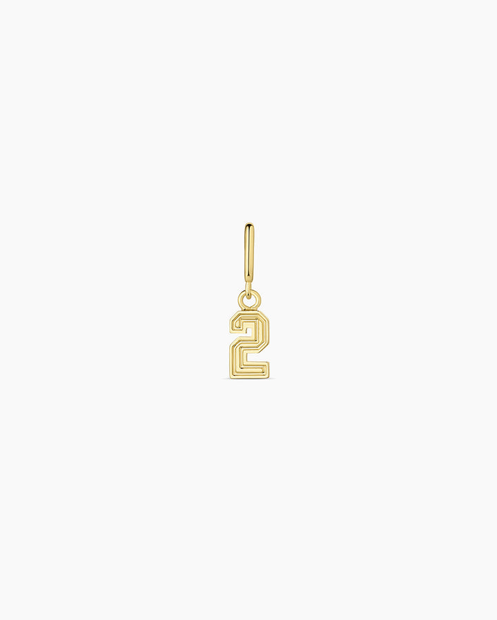 Varsity Numbers Parker Charm