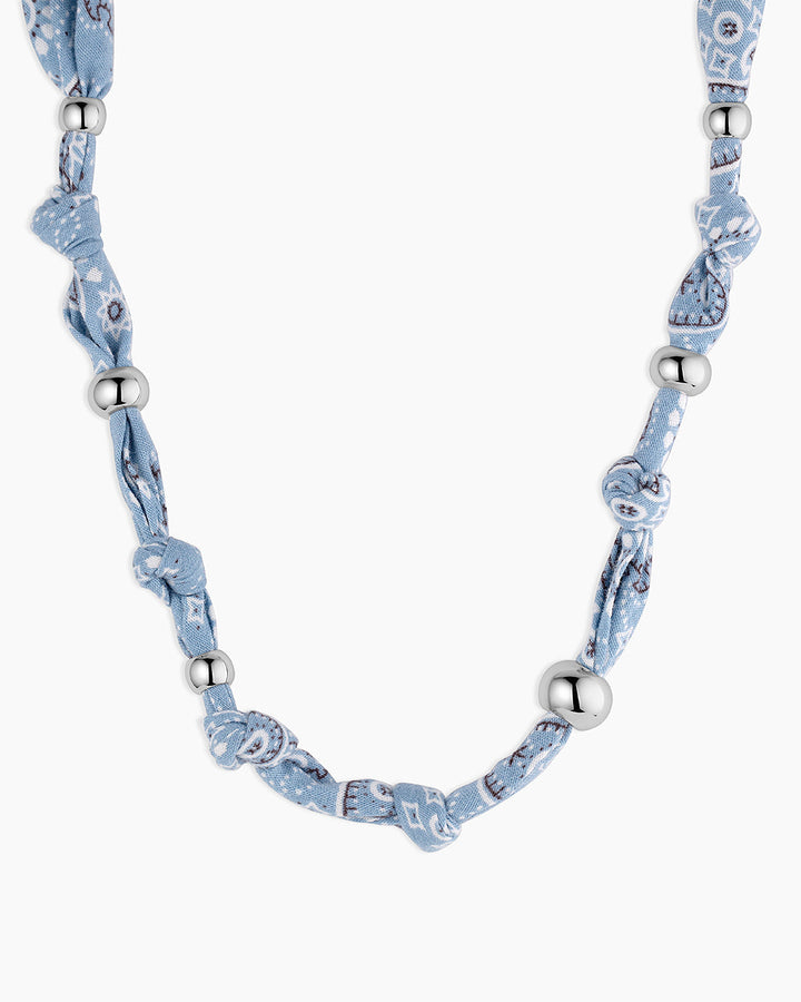 Paisley Bandana Knot Necklace
