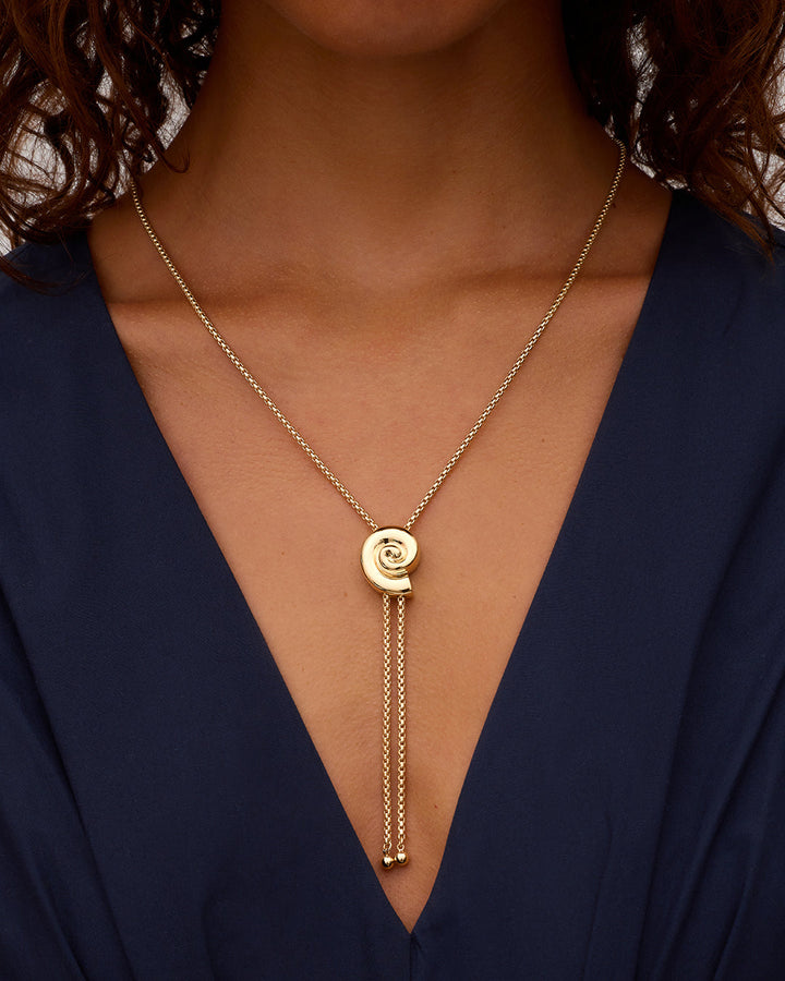 Nautilus Bolo Necklace