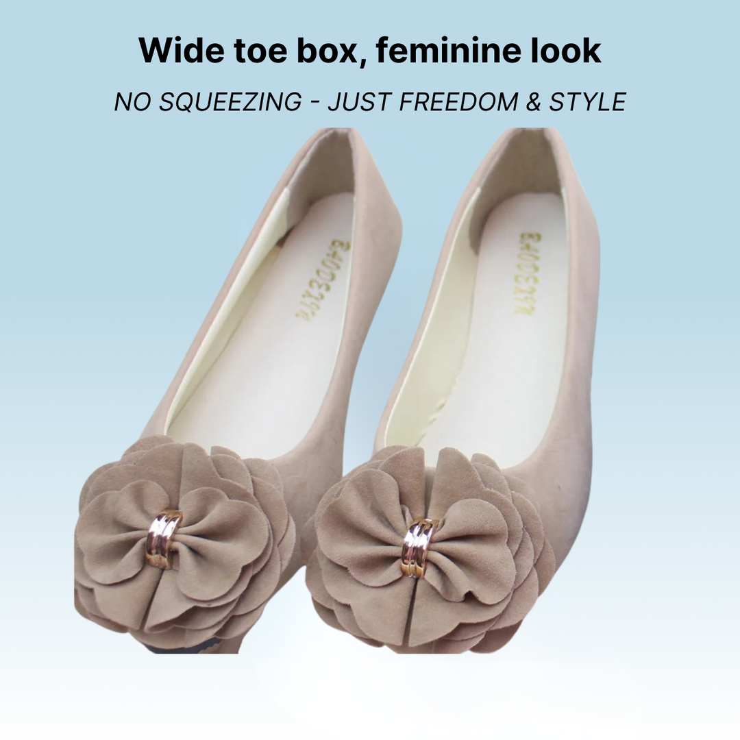 Bronoir Nola Cozy - Elegant & Supportive Ballerinas for Daily Comfort