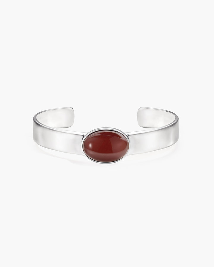 Mara Carnelian Cuff Bangle