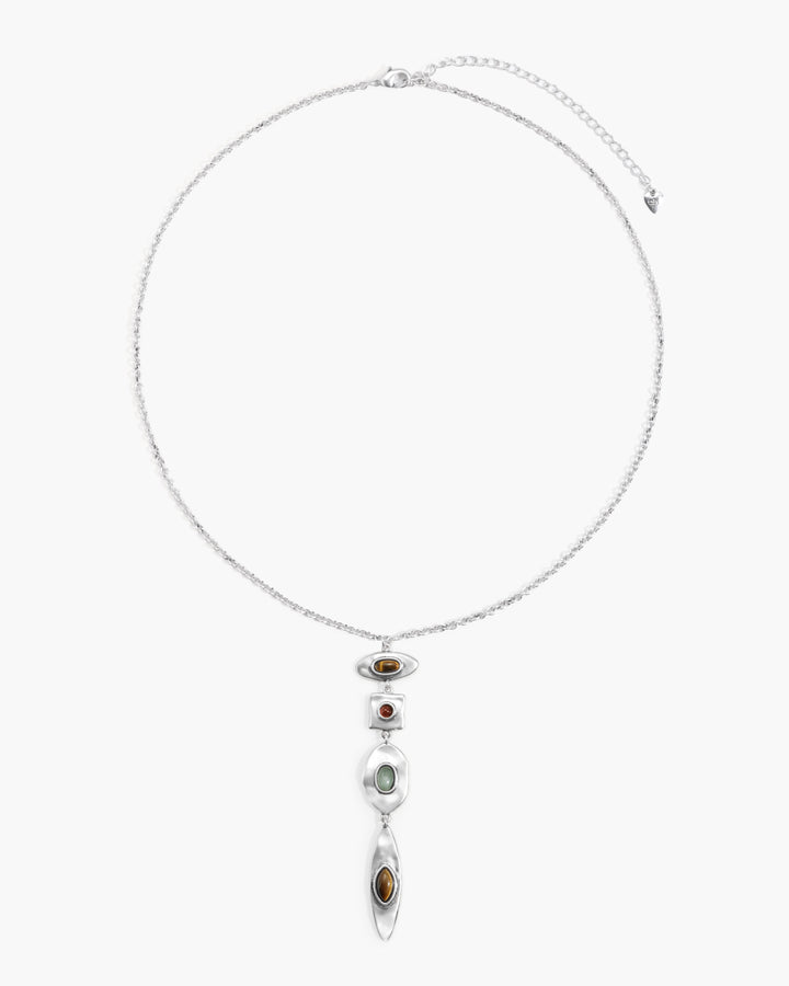 Petra Multi-Stone Drop Necklace