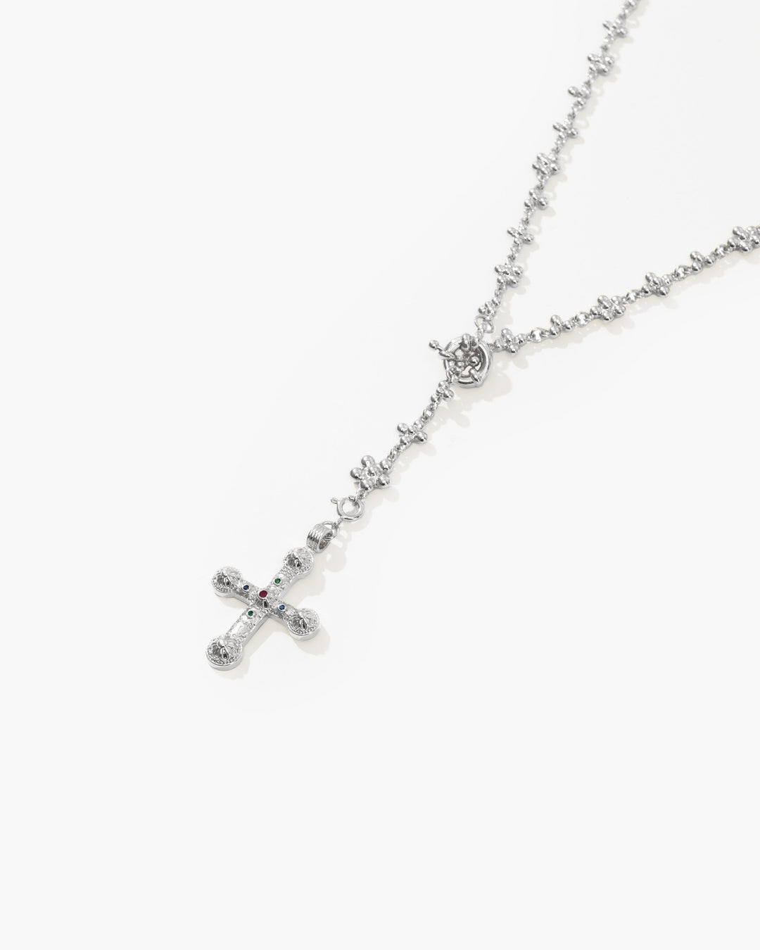 Daisy Molecule Chain in Silver