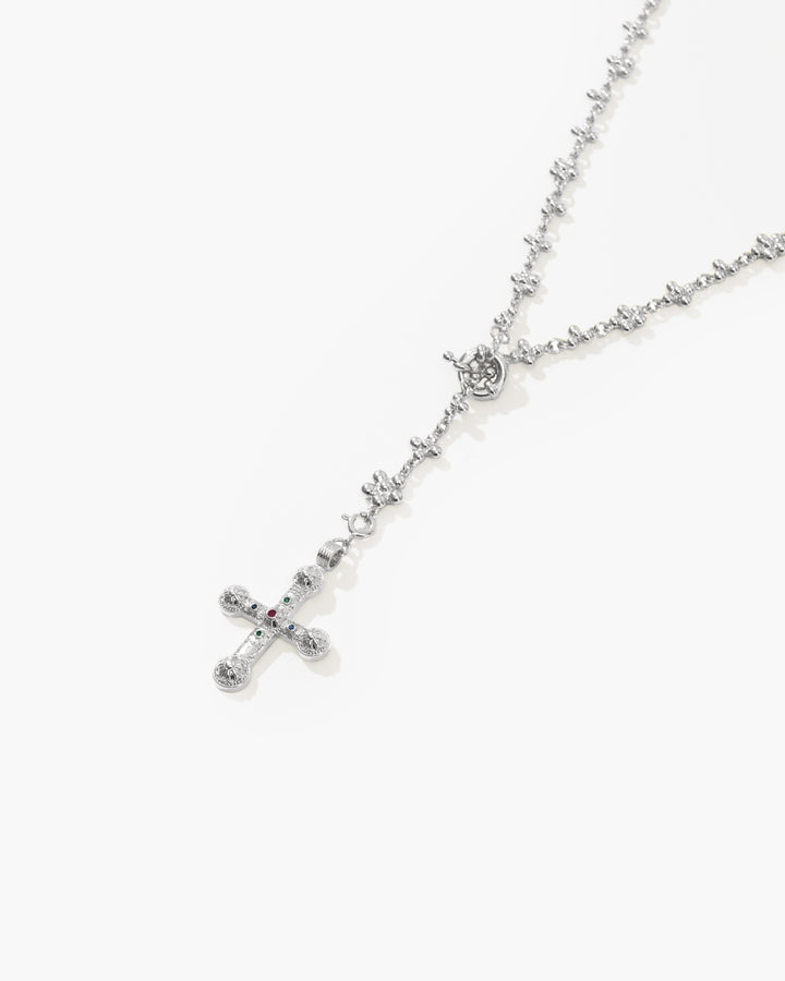 Daisy Molecule Chain in Silver