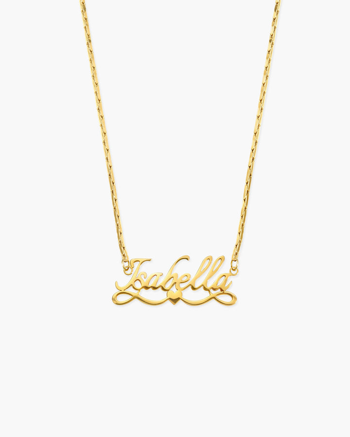 Personalized Name Necklace, Angel Wings