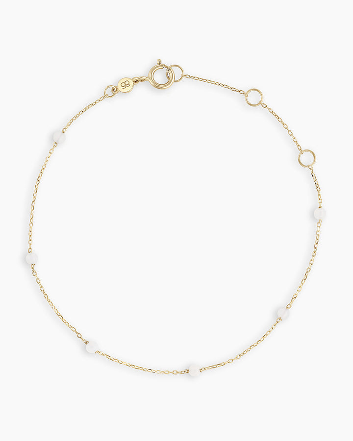 14K Gold Newport Birthstone Bracelet