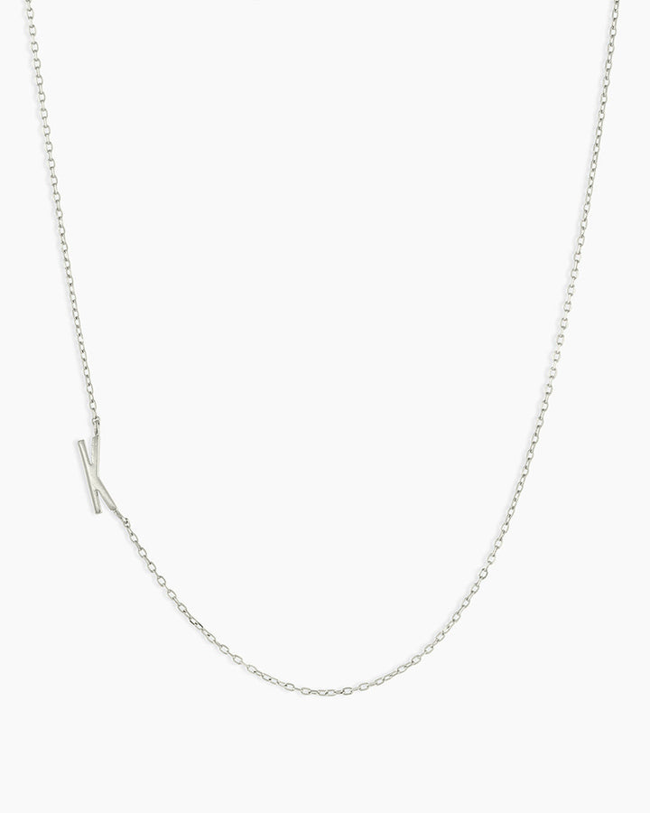 14K Gold Alphabet Necklace