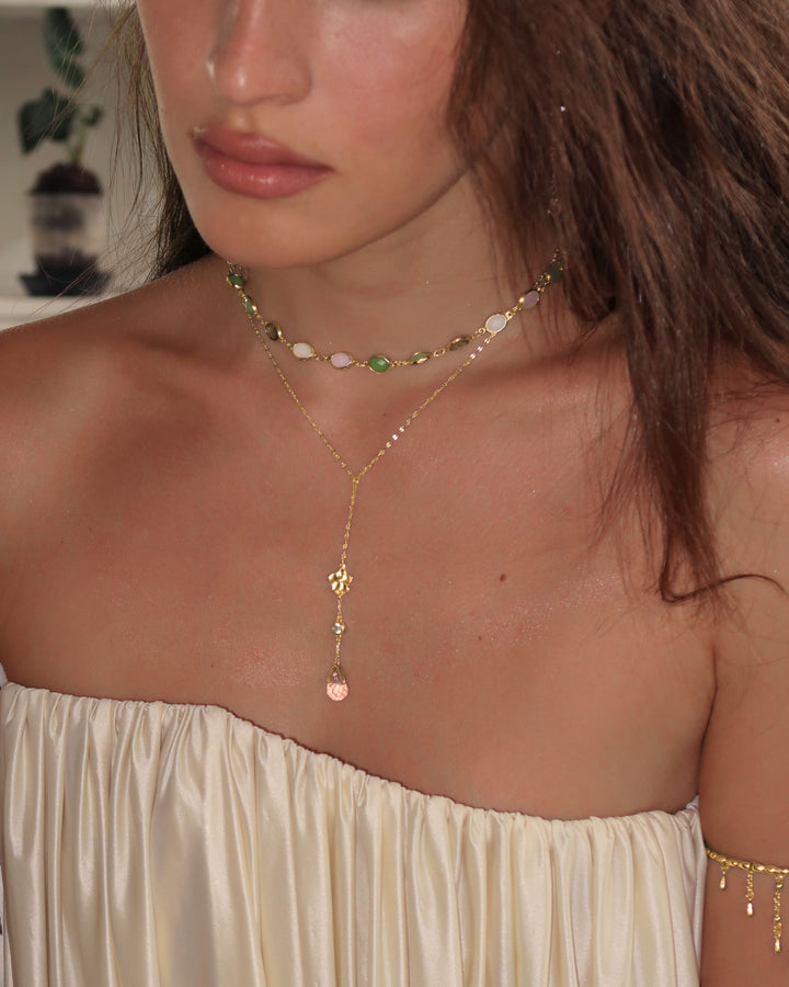 Whimsical Romance Stone Necklace
