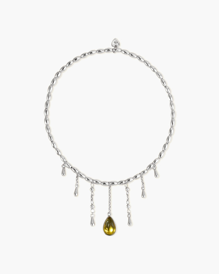 Waterdrop Anklet in Silver