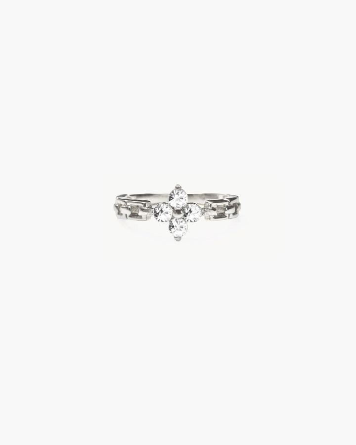 Lucky Clover Ring in Gold