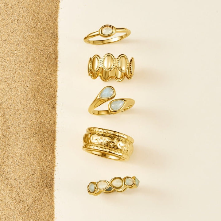 Elise Moonstone Ring