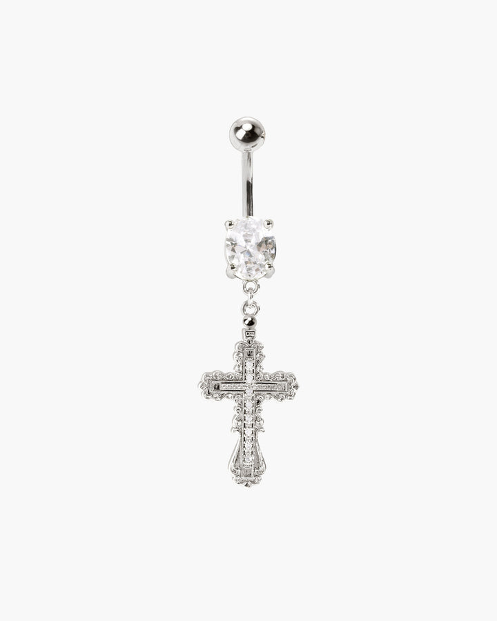 Everette Cross Belly Ring