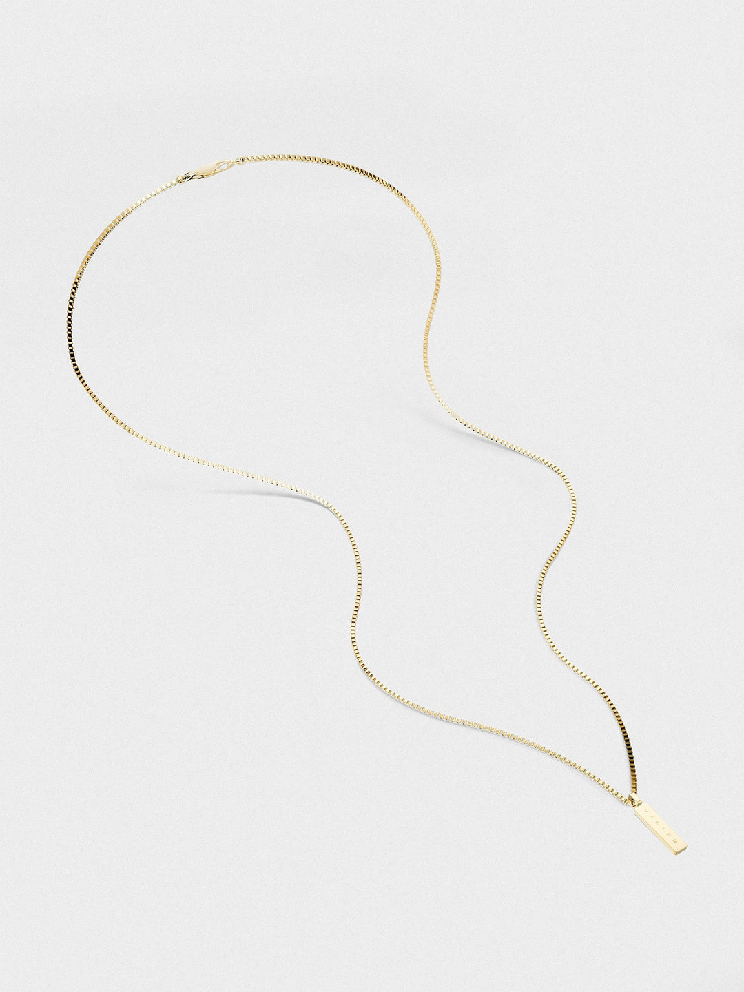 BOX PENDANT NECKLACE