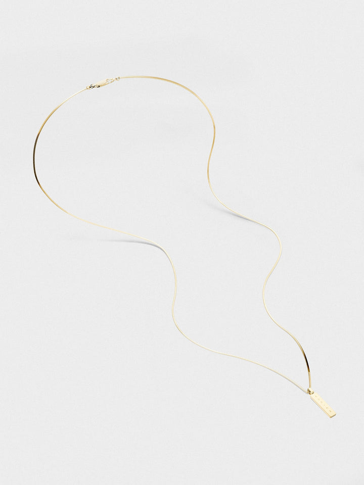 SQUARE PENDANT NECKLACE