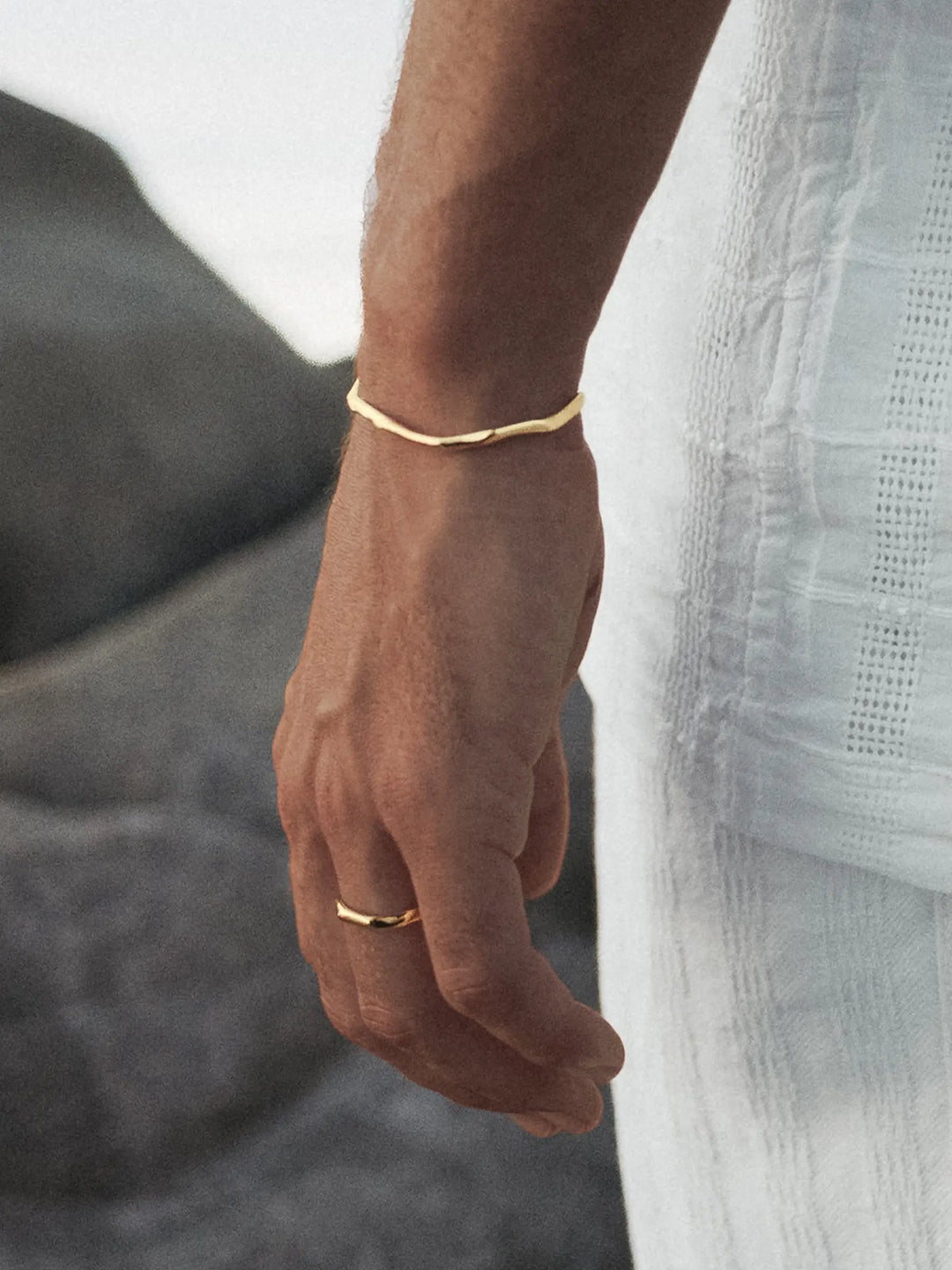 VEER RING IN GOLD VERMEIL