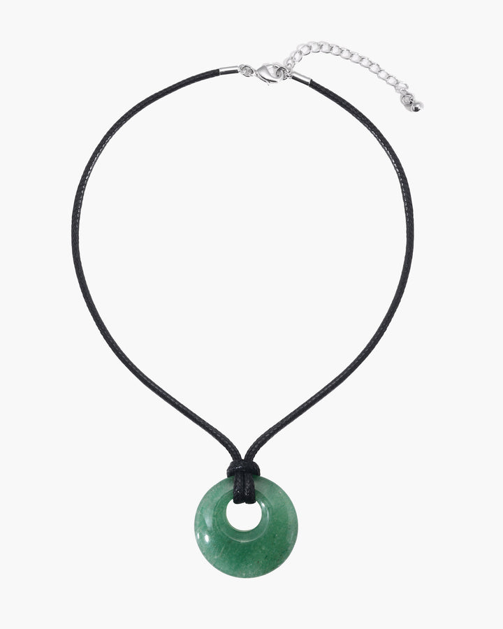 Green Aventurine Cord Necklace
