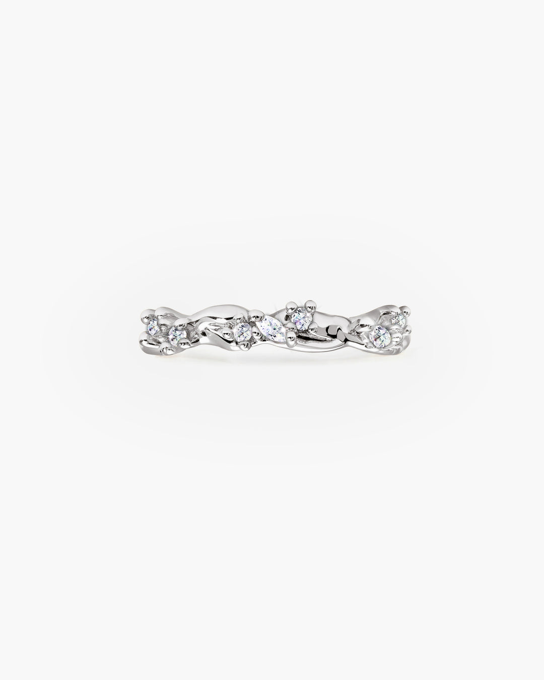Moonlit Ivy Ring