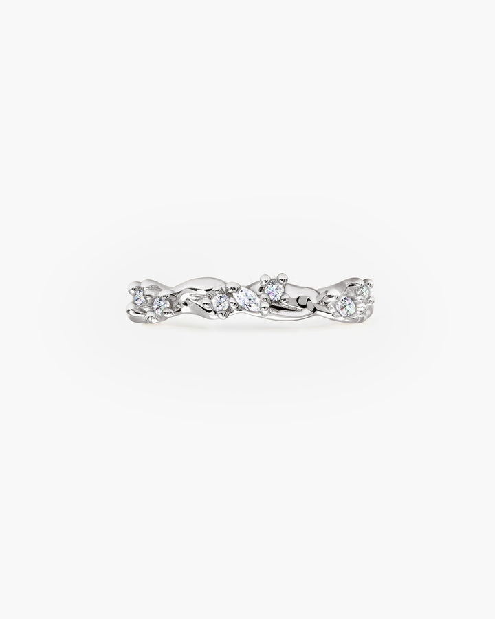 Moonlit Ivy Ring