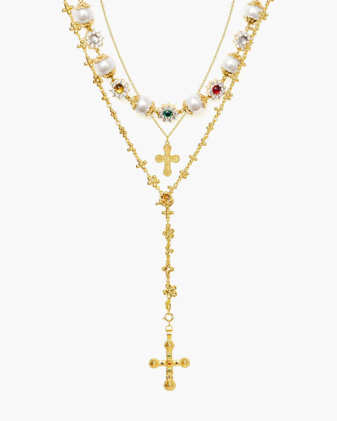 Daisy Pearl Necklace